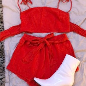 Orange/red set